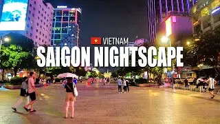 Nguyen Hue Walking Street - City Nightlife - Ho Chi Minh City, Vietnam 🇻🇳 - Walking Tour [4K]