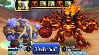 KING MAMMOTH VS KING LAVA 😱 Monster Legends