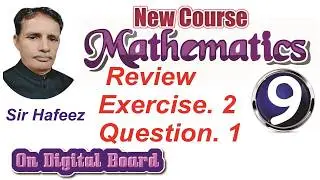 Math class 9 Review Ex 2 Q1 new book
