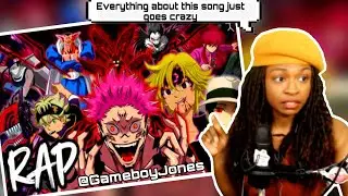 ANIME DEMON RAP CYPHER | Reaction @954mari