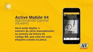 Como adicionar uma central de alarme via nuvem no Active Mobile V4 (iOS)
