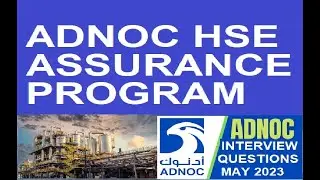 ADNOC HSE ASSURANCE PROGRAM. #adnoc #safetyfirstlife #dubai #uae #hseengineers #hseprofessionals