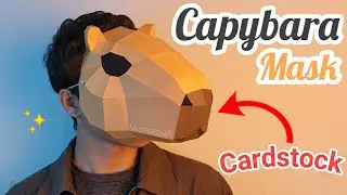 Как сделать маску капибары из бумаги &mdash; Костюм капибары своими руками