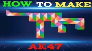 Making AK47 with 72 block snake cube