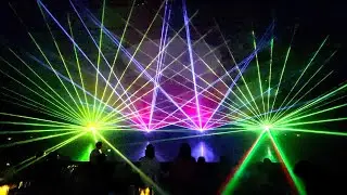Лучевое Лазерное Шоу - Royal Ball 2025 - Закрытие - Blue Stahli 