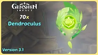 (3.1) Emplacement des 70 Dendroculus du D&eacute;sert 1 de Sumeru | Genshin Impact