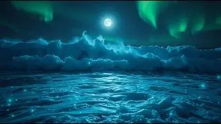 🌊 Ocean Sounds at Night 🌙🌊 Gentle Waves for Sleeping, Studying & Relaxation