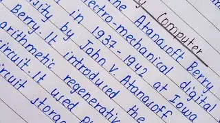 History of Computer.Explain of mechanical, electro mechanical and electronic computer