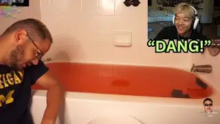 Jason Reacts To Erobb Filling His Bathtub With A Teaspoon!