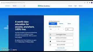 How to Create Khan Academy Account