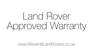 Land Rover Approved Warranty
