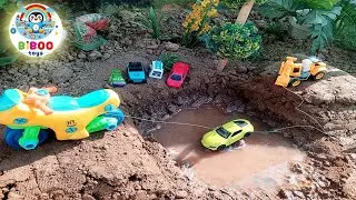 Excavator Toy Story & Construction Vehicles 🚜  Best Toys for Kids
