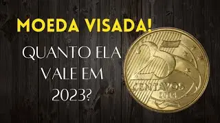QUANTO VALE A MOEDA DE 25 CENTAVOS 2014? VALOR ATUALIZADO 2023