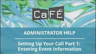 Entering Your Event Information | CaF&Eacute; - CallForEntry.org
