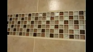 Bathroom glass mosaic tile designs