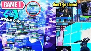 MrSavage & BENJYFISHY *CHOKE* Game 1! (Fortnite World Cup Duos Finals)
