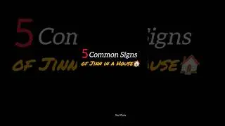 5 common signs of jinn in a house 🏠 #shorts#shortsfeed#short2026