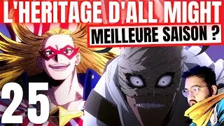 STAIN DE RETOUR ! H&Eacute;RITAGE D'ALL MIGHT AVEC LA TOP 1 USA ! - MHA SAISON 6 &Eacute;PISODE 25 - REVIEW ANIME