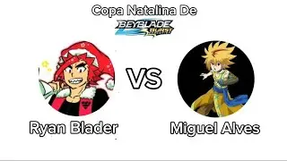 Copa Natalina De Beyblade (Ryan Blader VS Miguel Alves) Surge Xcalius VS Nightmare Luinor