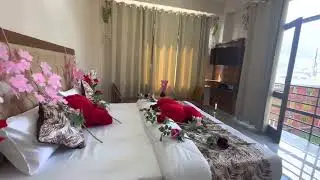 A view of hotel room of The Taragarh Palace, Manali