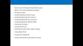 Windows PowerShell Part 5 (Beginners to Professionals) Script Wrirting, If.Else, ForEach, Import-CSV