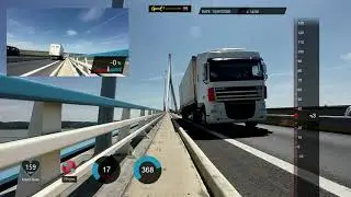 2020 july wielrennen in Normandie   PONT NORMANDIE CROSSING ON BIKE
