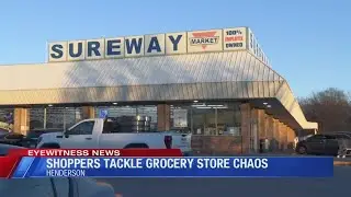 Tri-State shoppers tackle grocery store chaos