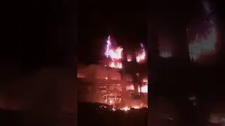 Bhatbhateni supermarket burning 🔥 and blast @chuchepati #Gen g #corruption #revolution
