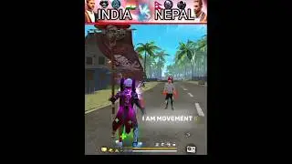 India 🇮🇳 Vs🇳🇵Nepal Fight🗿☠️#ffshorts#freefire