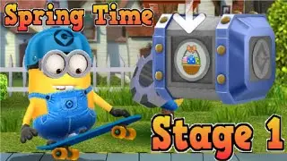 Minion Rush Spring Time Special Mission Stage 1 reward - gameplay walkthrough - iOs & android