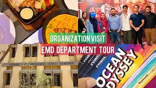 EMD Department Tour | Organisational Visit To Hamdard Pakistan🇵🇰| lunch with University Classmates😋