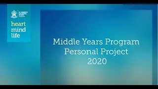 St Andrew's Cathedral School MYP Personal Projects in 2020
