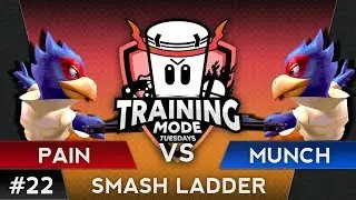 TMT 22 - Munch (Falco) VS Pain (Falco) - SSBM Smash Ladder - Smash Melee