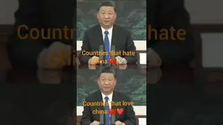 countries that hate china vs countries that love china #shorts