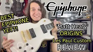 Best Modern Epiphone? - EPIPHONE Matt Heafy Origins Les Paul Custom || HONEST Review/Demo