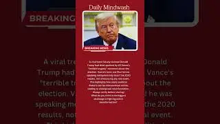 Viral Rumor About Trump Sparks Debate After JD Vance's 