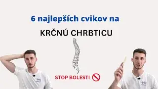 ⚡6  efektívnych cvikov na krčnú chrbticu 😊
