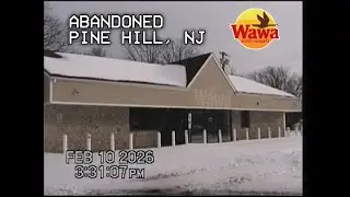 Заброшенный магазин Wawa - Пайн-Хилл, Нью-Джерси **Видео с портативной видеокамеры Sony DCR-TRV320**
