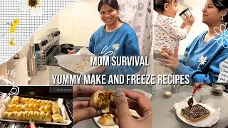 Mom Survival: 2 Make & Freeze Lunchbox Recipes | Stress-Free Mornings | Tamil