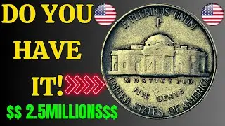 TOP 5 RARE AND MOST VALUABLE JEFFERSON NICKELS WORTH BIG MONEY!!