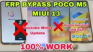 FRP BYPASS POCO M5 MIUI 13 - BYPASS FRP WITHOUT PC 100% WORK