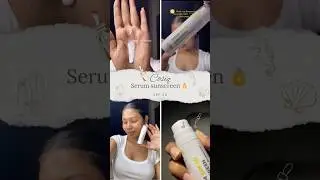 Cosiq Serum Sunscreen SPF 50 pa ++++ || instant gives you glowing skin, protects from UVA & UVB ☀️