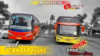 berkunjung ke garasi  | bus cahaya trans.yg berada di jln raya limo !!! kota depok jabar