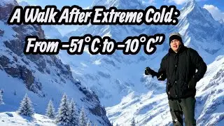 A Walk After Extreme Cold: From -51&deg;C to -10&deg;C&rdquo; #alaska #snow #viralvideo 