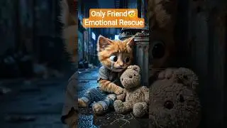 They Broke His Only Friend 💔 Emotional Rescue Story 🧸 #shorts