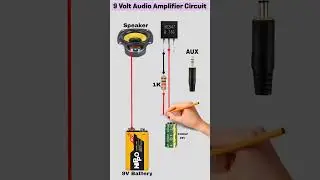 DIY Audio Amplifier Circuit | How to Make a Simple Amplifier #AudioAmplifier #ElectronicsProject