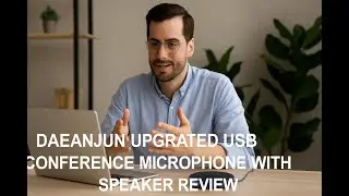 🎤 DaeAnjun Upgrated USB Conference Microphone with Speaker Review 🔊