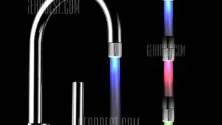 Automatic Color Changing Water Stream Faucet Tap for Bathroom Kitchen