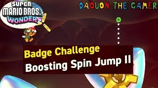 Badge Challenge: Boosting Spin Jump 2 | Game Play Sound Play | Super Mario Bros Wonder #switch