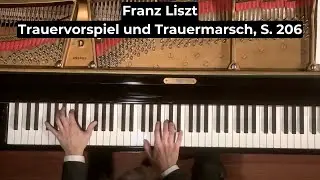 Michael Kaykov plays Liszt Trauervorspiel und Trauermarsch, S. 206 (live)